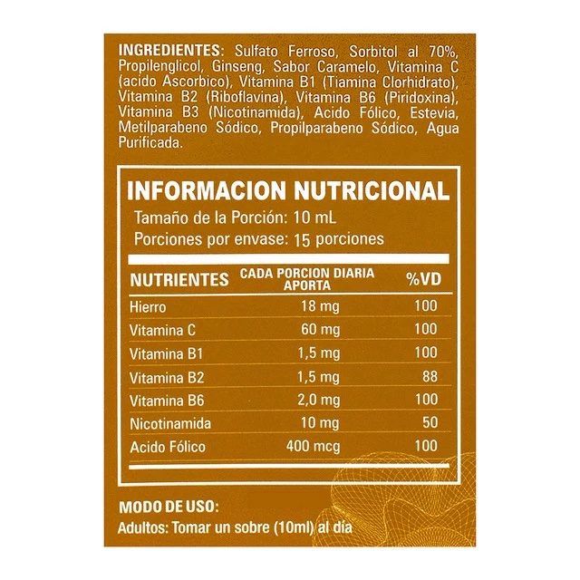 X5 VITAFER L-GOLD DIETARY SUPPLEMENT 500ML (ORIGINAL)🔥 - Image 2