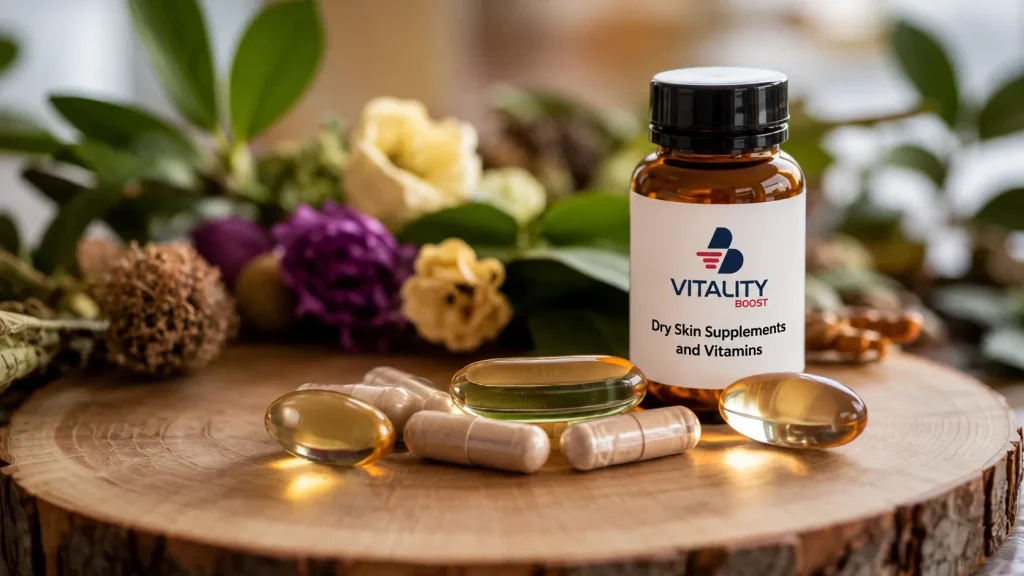 Dry skin supplements and vitamins